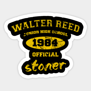 Walter Reed Stoner 1984 Sticker